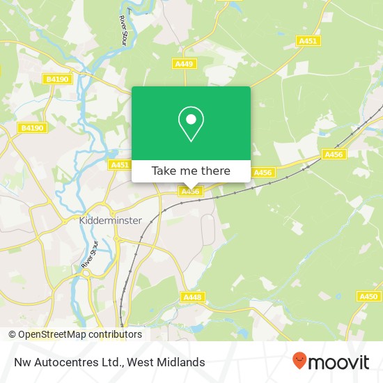 Nw Autocentres Ltd. map