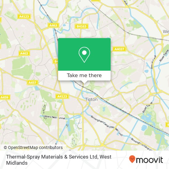 Thermal-Spray Materials & Services Ltd map