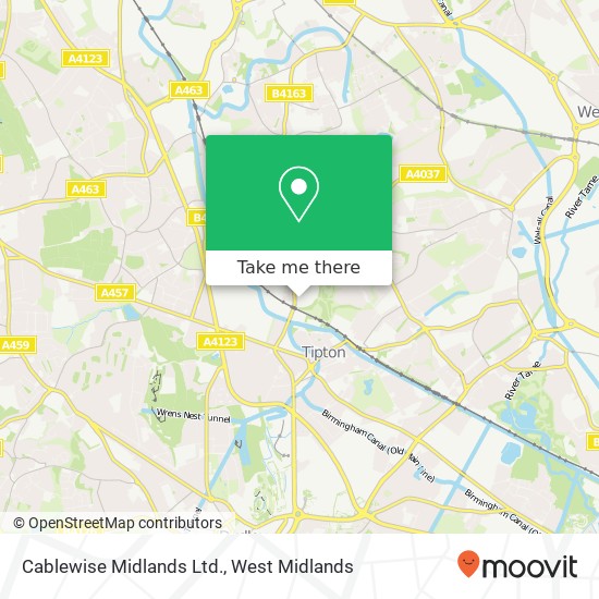 Cablewise Midlands Ltd. map