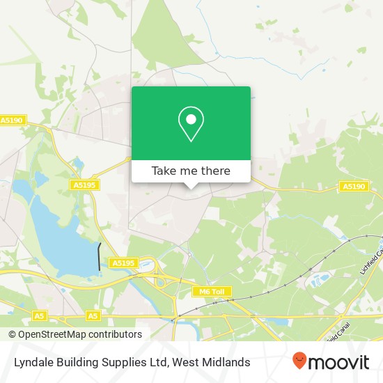 Lyndale Building Supplies Ltd map