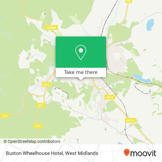 Buxton Wheelhouse Hotel map