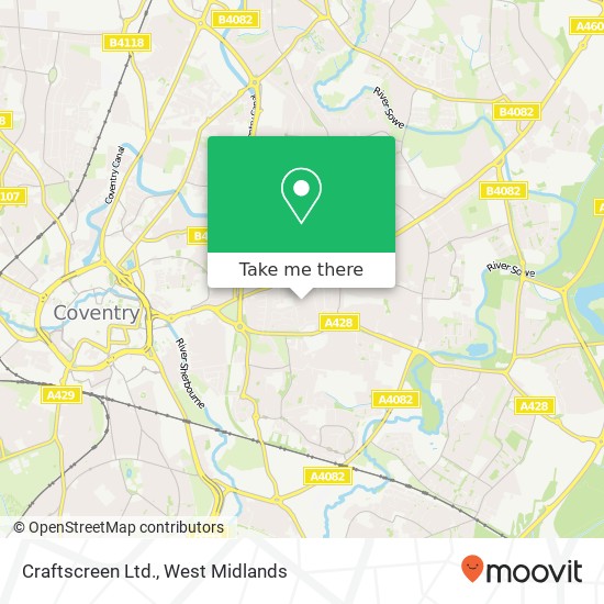 Craftscreen Ltd. map