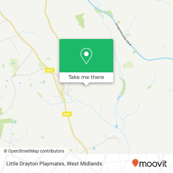 Little Drayton Playmates map