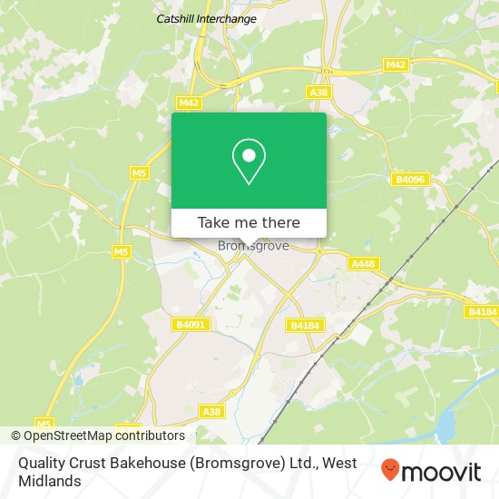 Quality Crust Bakehouse (Bromsgrove) Ltd. map