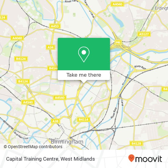 Capital Training Centre map