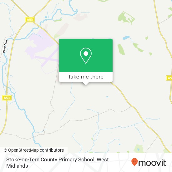 Stoke-on-Tern County Primary School map
