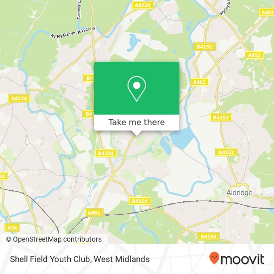 Shell Field Youth Club map