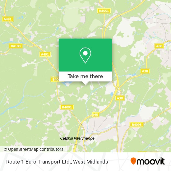 Route 1 Euro Transport Ltd. map