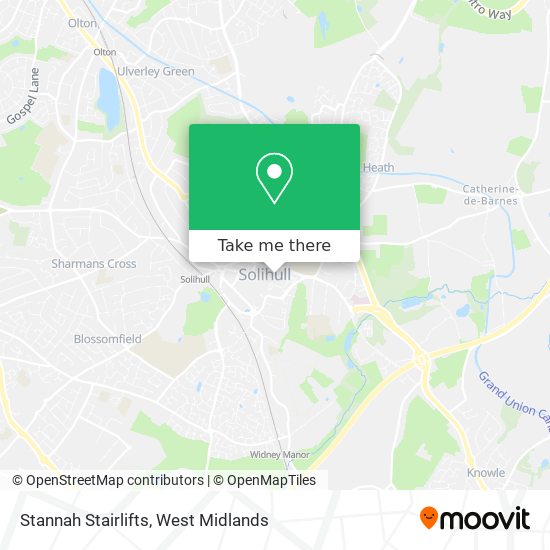Stannah Stairlifts map
