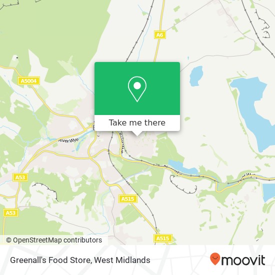 Greenall's Food Store map