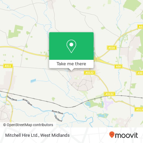 Mitchell Hire Ltd. map