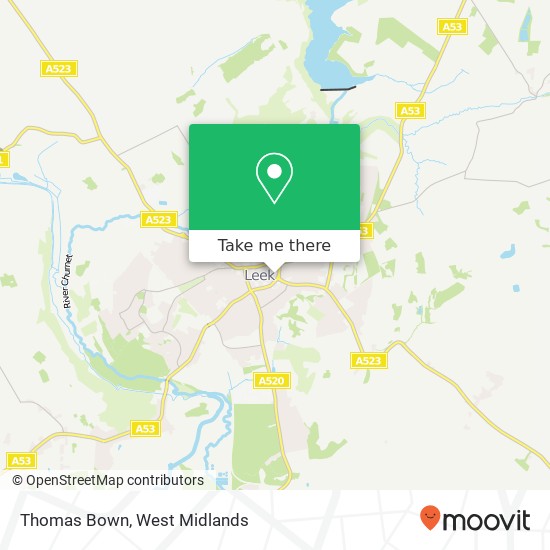 Thomas Bown map