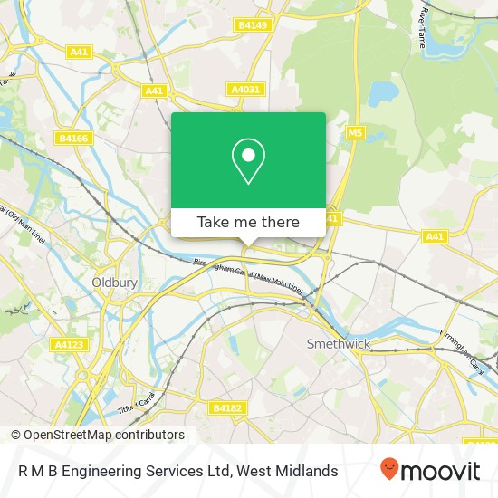 R M B Engineering Services Ltd map