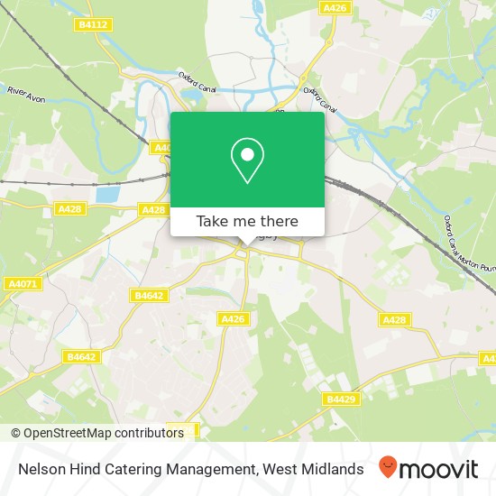 Nelson Hind Catering Management map