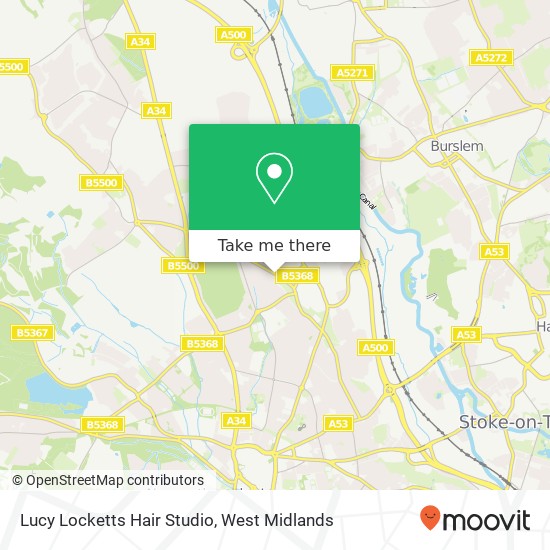 Lucy Locketts Hair Studio map