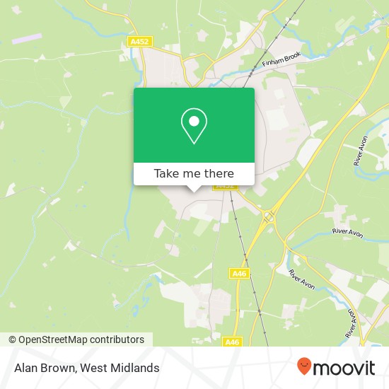 Alan Brown map