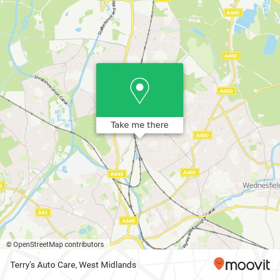 Terry's Auto Care map