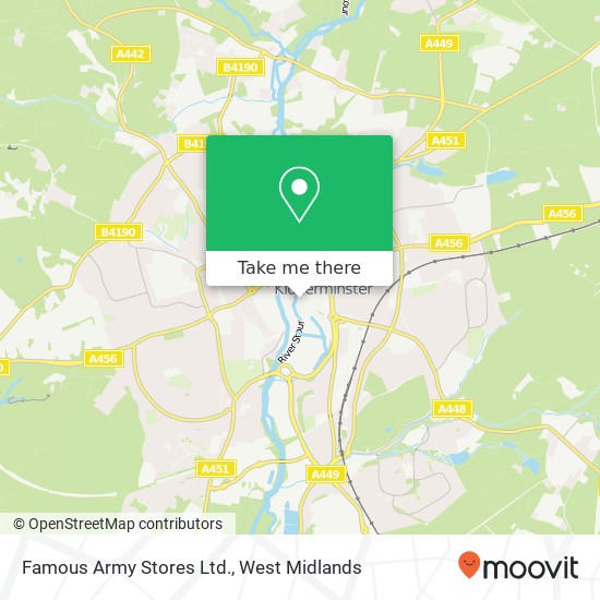 Famous Army Stores Ltd. map