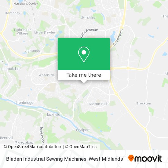 Bladen Industrial Sewing Machines map