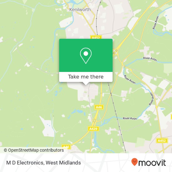 M D Electronics map