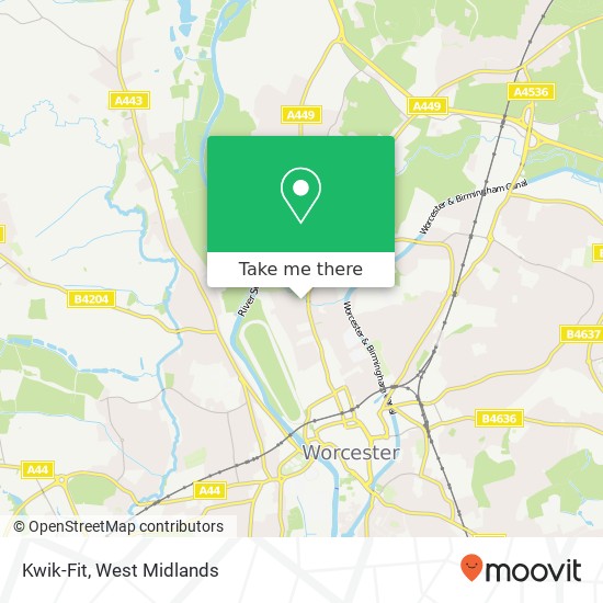 Kwik-Fit map