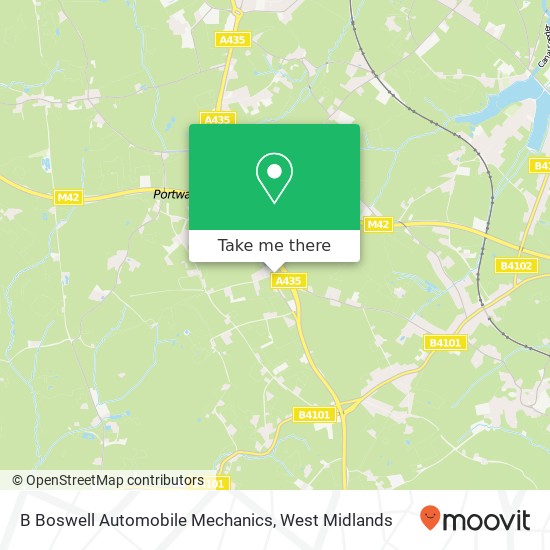 B Boswell Automobile Mechanics map