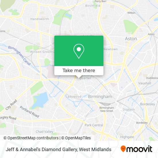 Jeff & Annabel's Diamond Gallery map