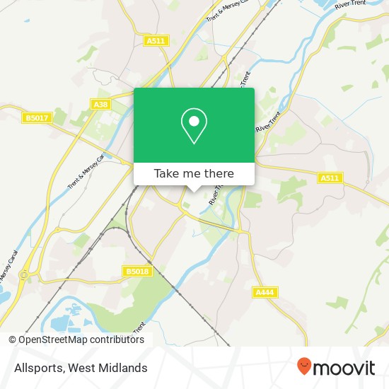 Allsports map