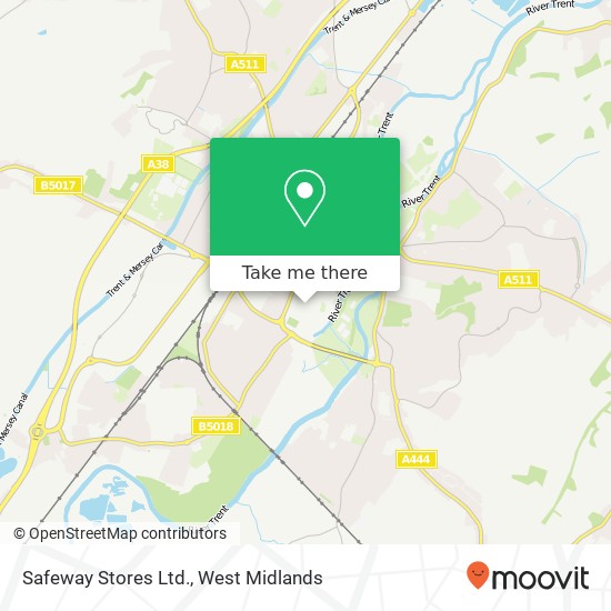 Safeway Stores Ltd. map