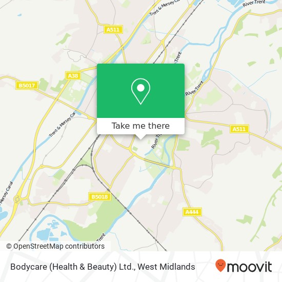 Bodycare (Health & Beauty) Ltd. map