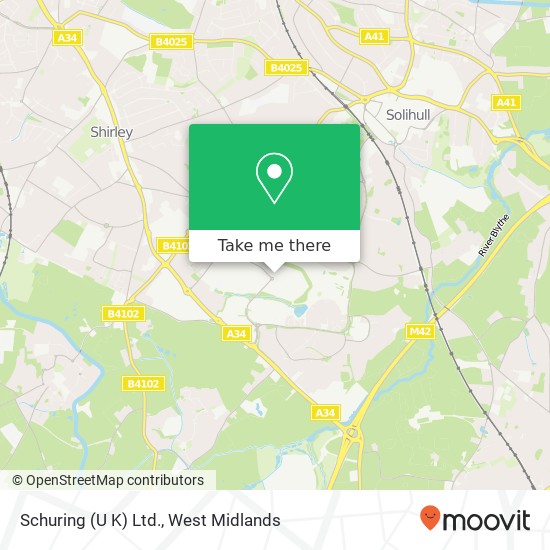 Schuring (U K) Ltd. map
