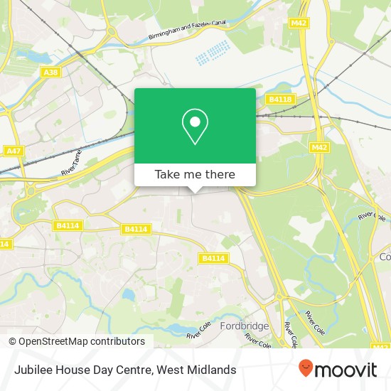 Jubilee House Day Centre map