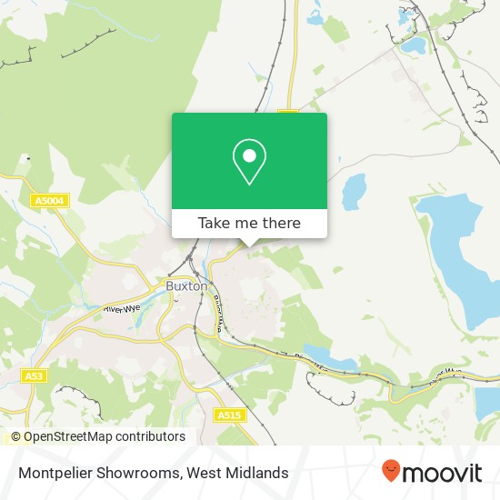 Montpelier Showrooms map