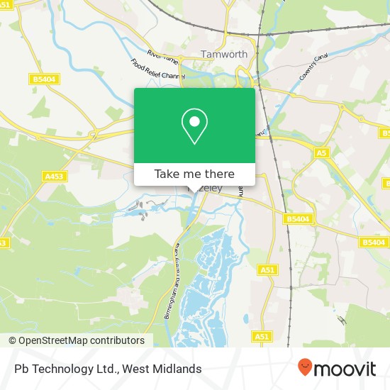 Pb Technology Ltd. map