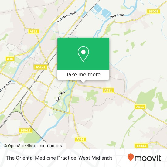The Oriental Medicine Practice map