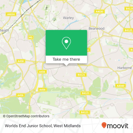 Worlds End Junior School map