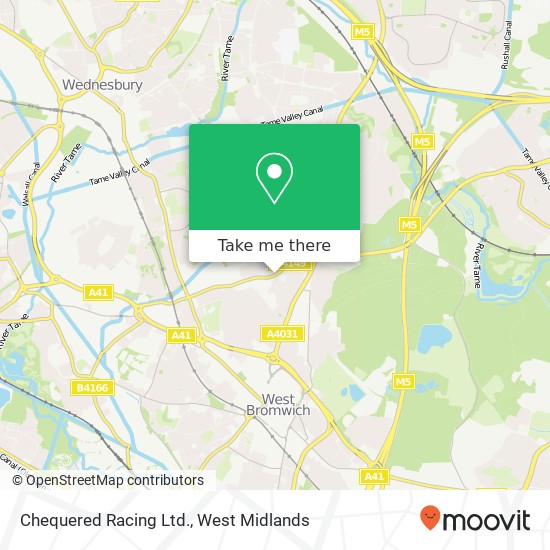 Chequered Racing Ltd. map