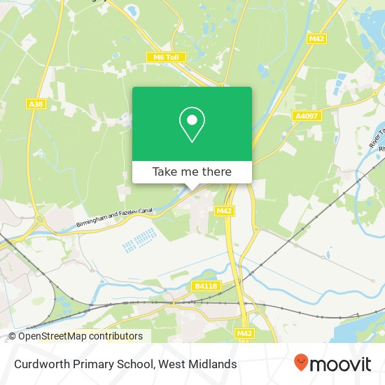 Curdworth Primary School map