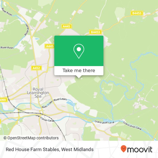 Red House Farm Stables map