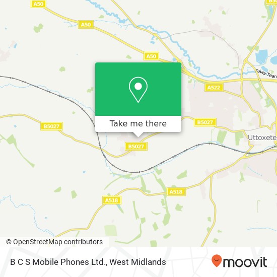 B C S Mobile Phones Ltd. map