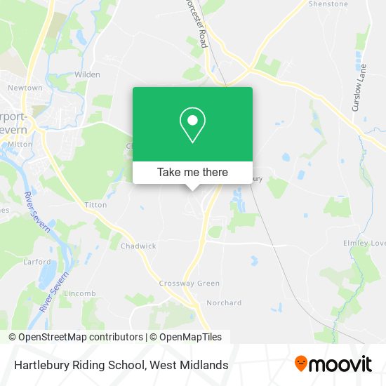 Hartlebury Riding School map