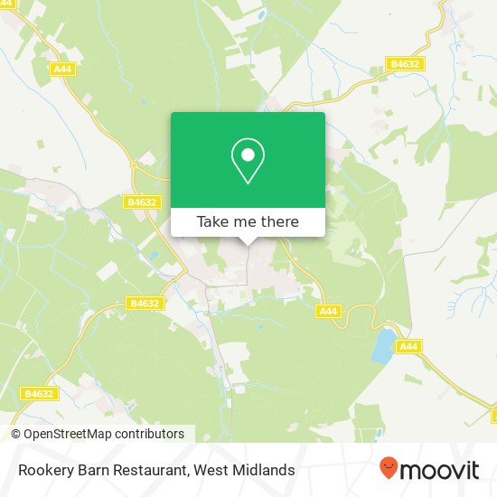 Rookery Barn Restaurant map