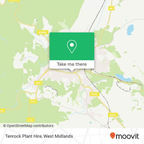 Tenrock Plant Hire map