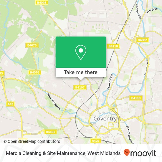 Mercia Cleaning & Site Maintenance map