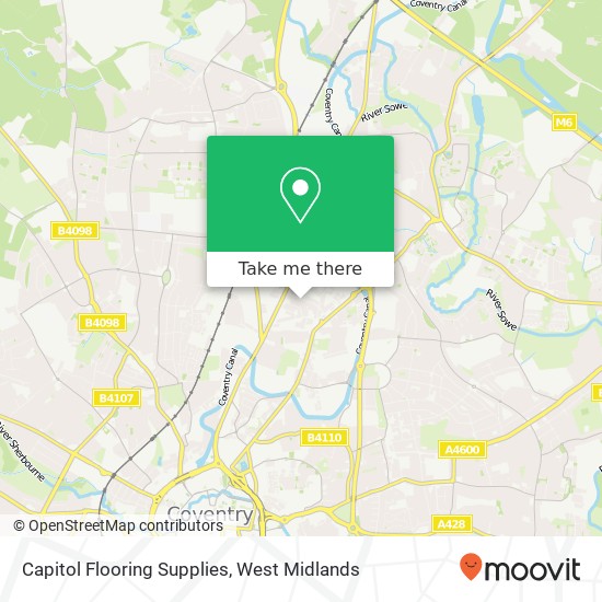 Capitol Flooring Supplies map