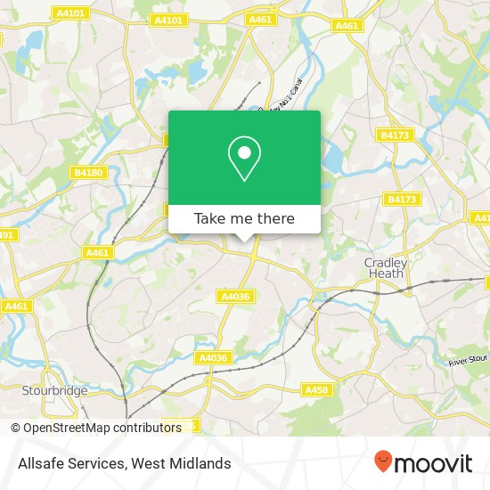 Allsafe Services map