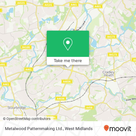 Metalwood Patternmaking Ltd. map