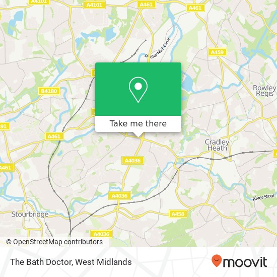 The Bath Doctor map