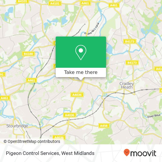 Pigeon Control Services map