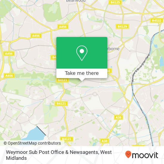 Weymoor Sub Post Office & Newsagents map